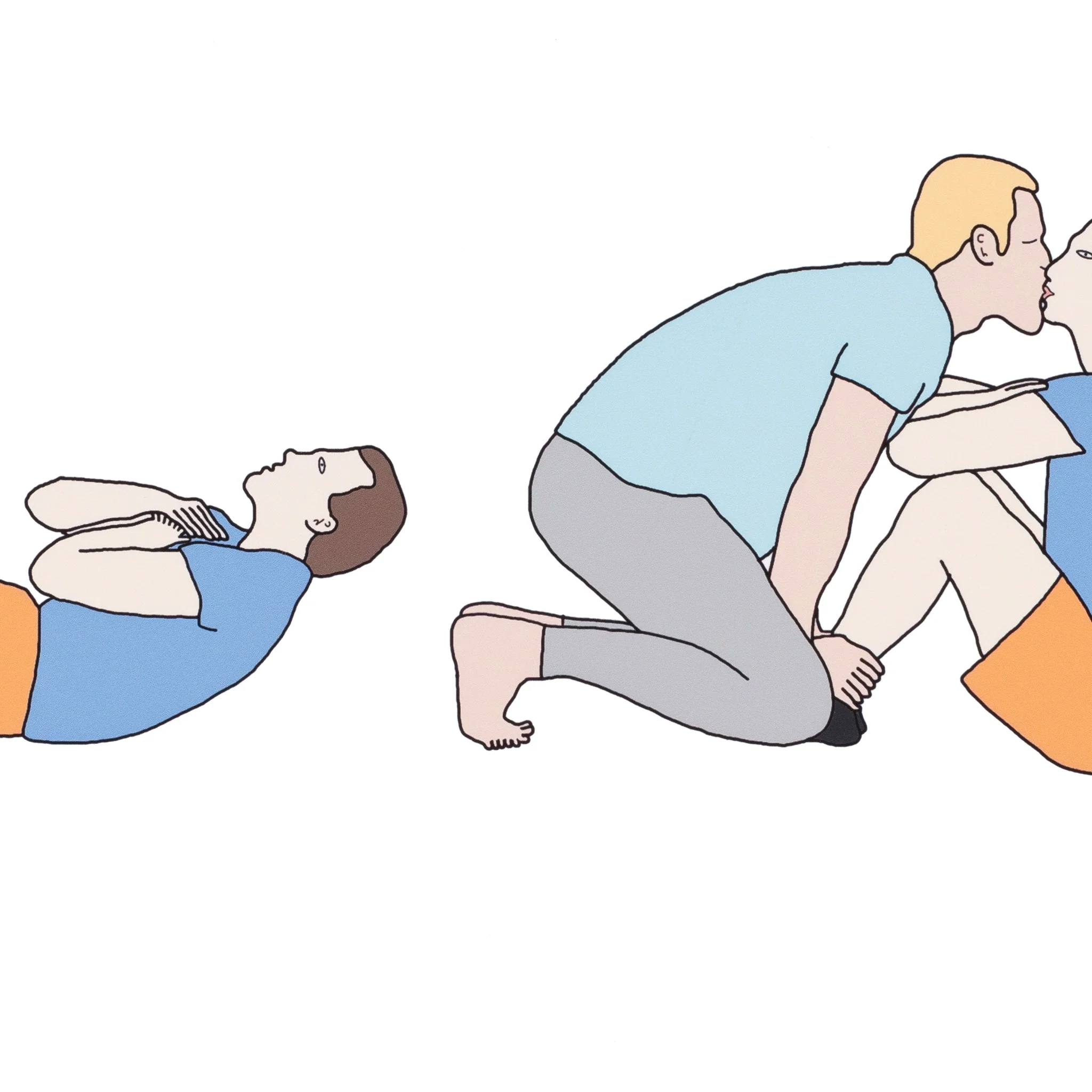 Chris (Simpsons Artist) - Kisses With Jim At The Gym (2025) - Image 3