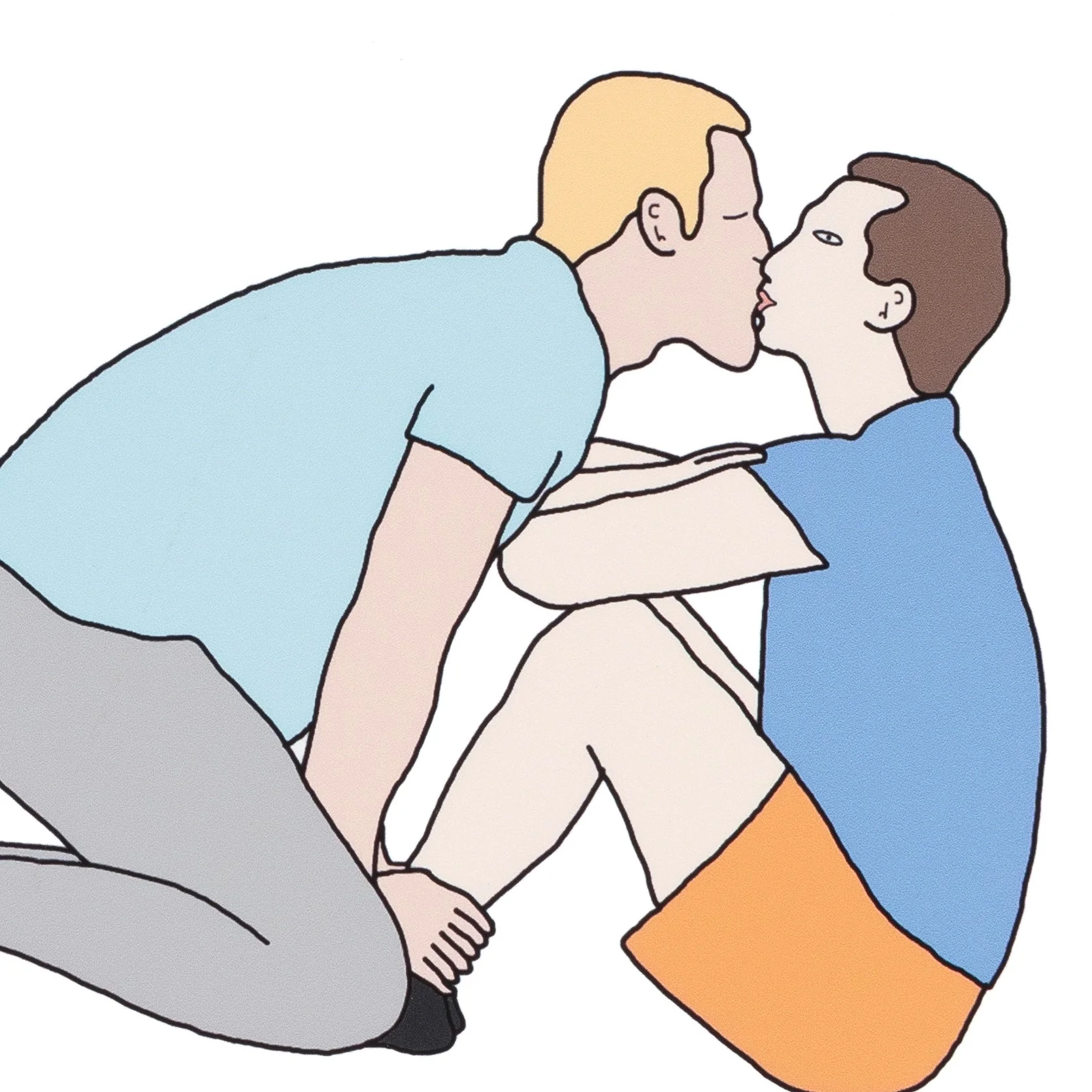 Chris (Simpsons Artist) - Kisses With Jim At The Gym (2025) - Image 5