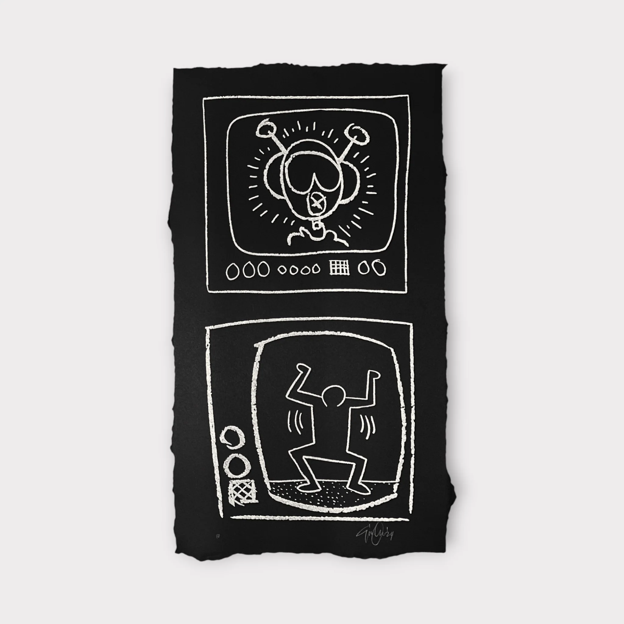 Eric Orr x Keith Haring – Untitled TVs (2023)