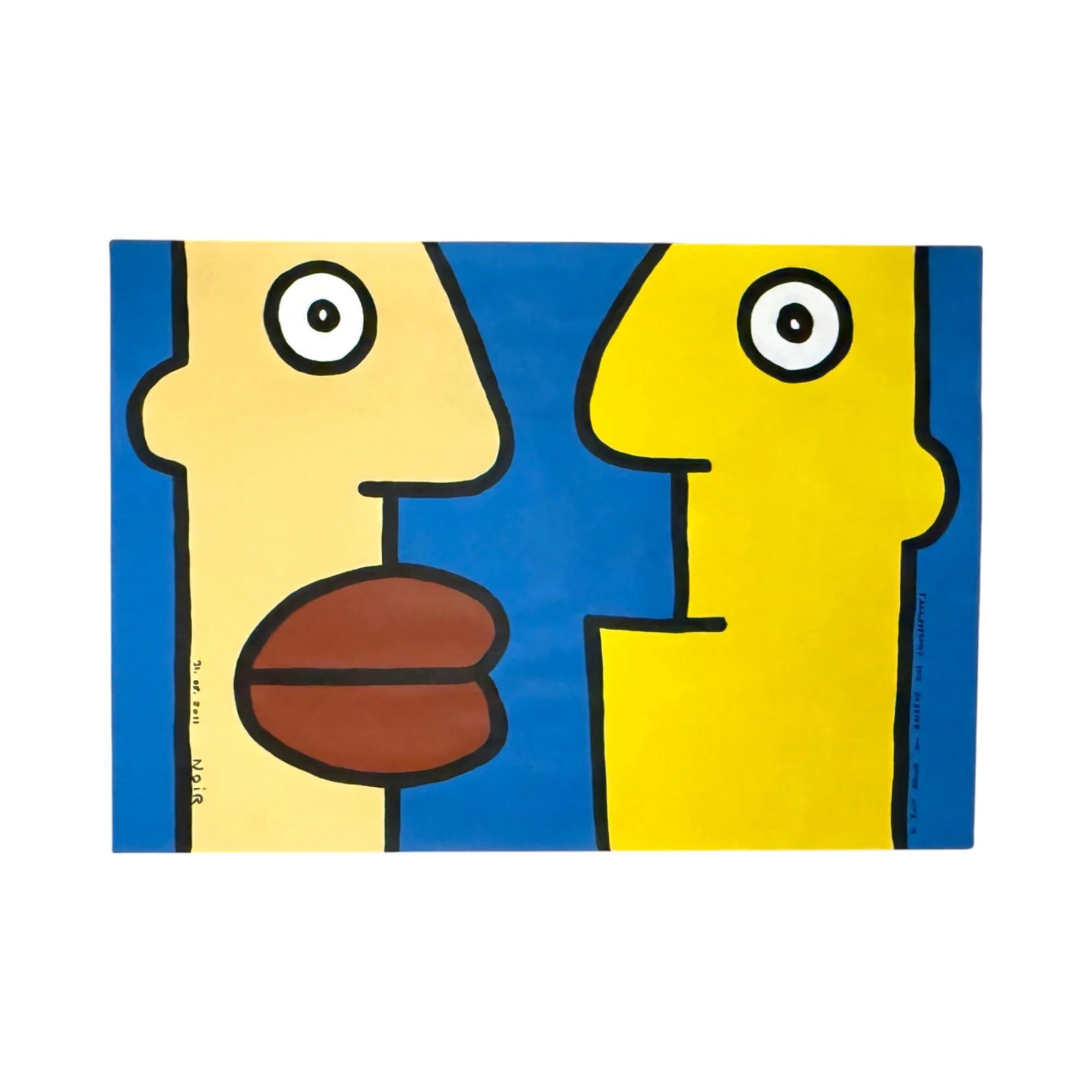 Thierry Noir - Il fait chaud on enceve nos chaussettes (2011) - Image 2
