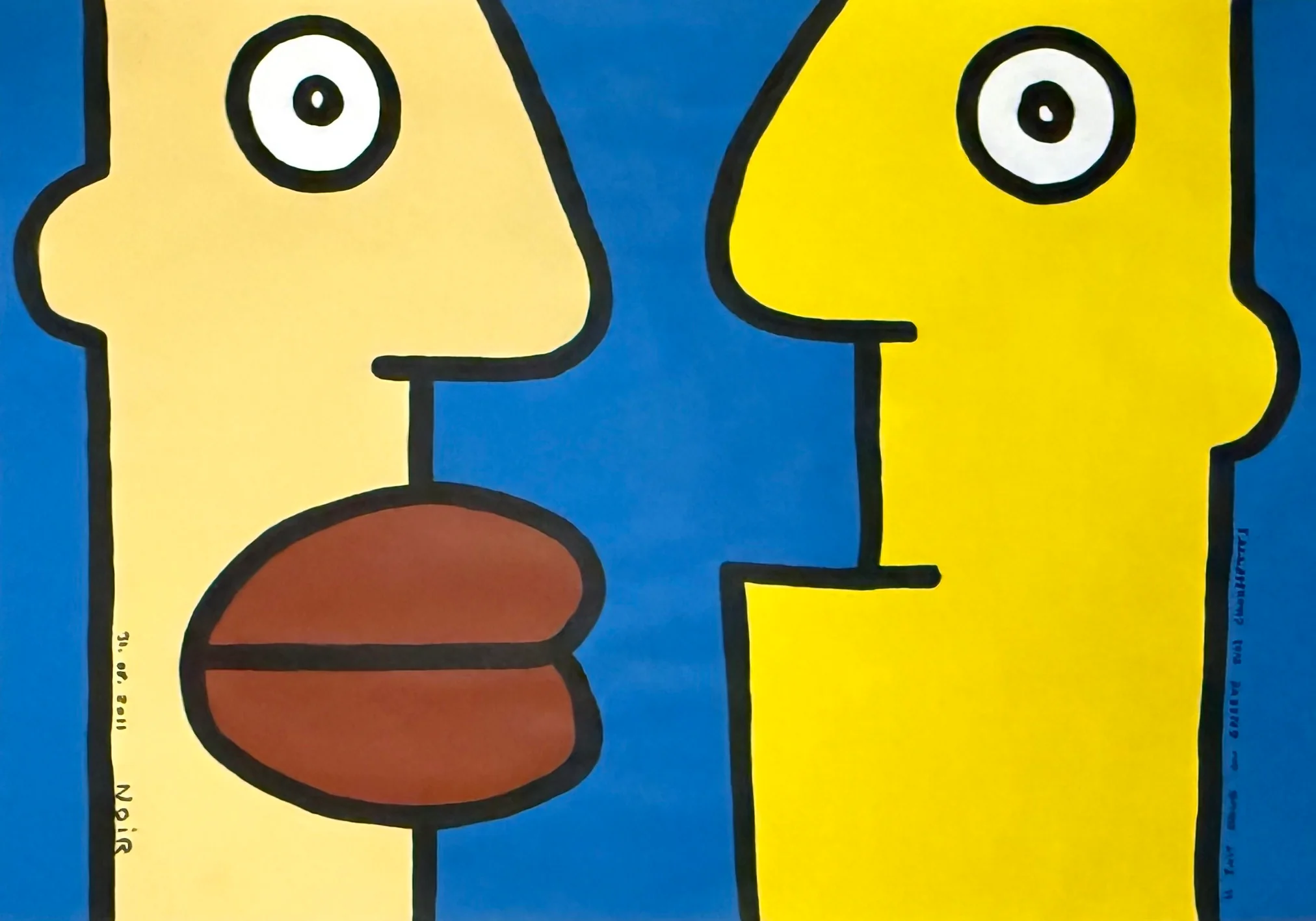 Thierry Noir - Il fait chaud on enceve nos chaussettes (2011) - Image 3